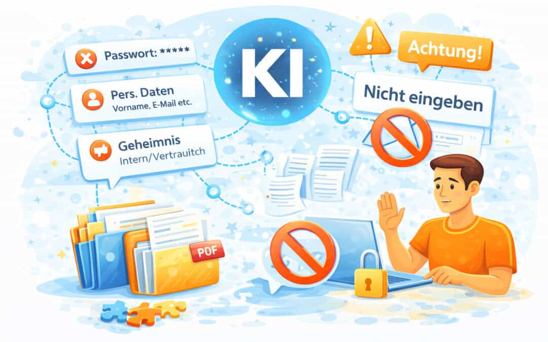 Sicher mit KI arbeiten. Was Sie besser nicht eingeben