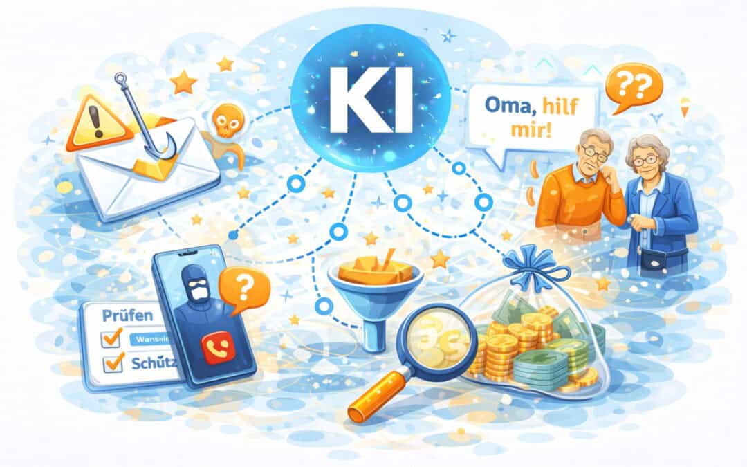 Betrugsmaschen erkennen. Phishing, Fake-Anrufe, Enkeltrick