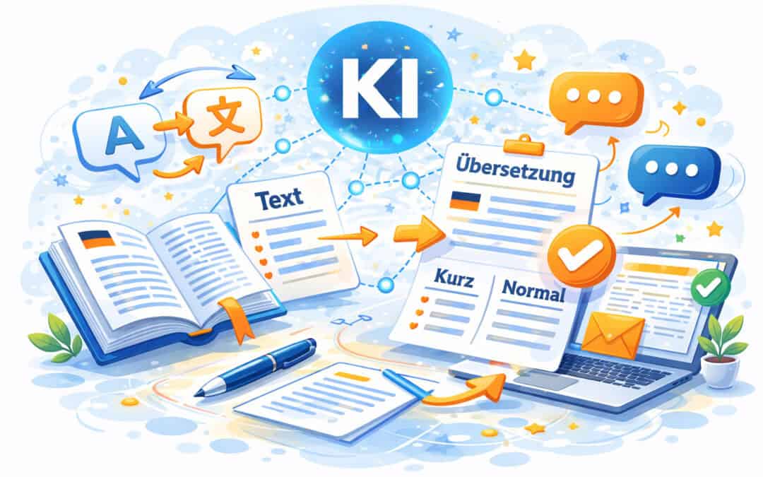 Übersetzen mit KI. Schnell, höflich, im richtigen Ton
