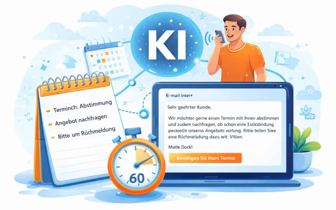 E-Mails in 60 Sekunden. Von Stichpunkten zu professionell