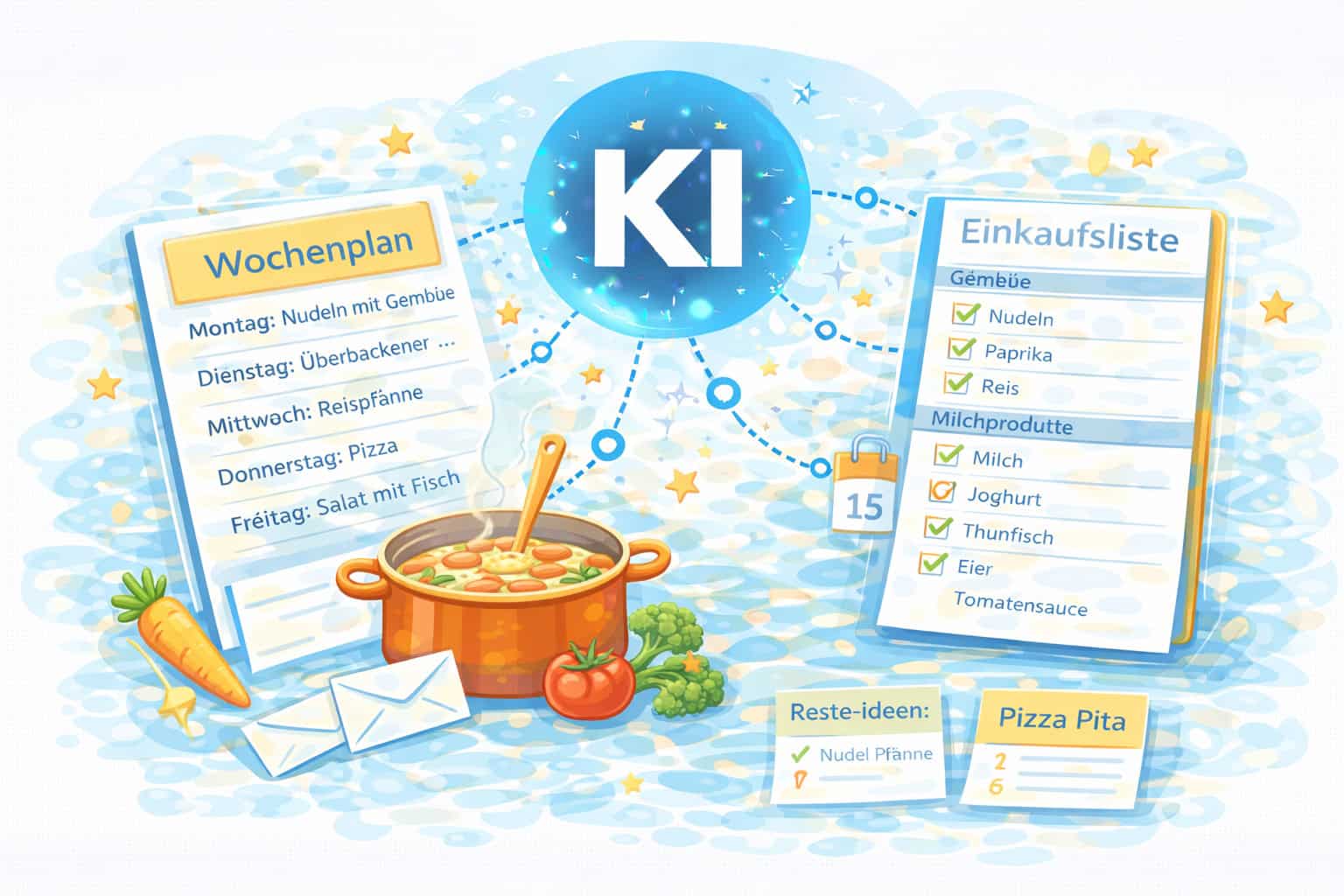 KI unterstützt bei der Mahlzeitenplanung