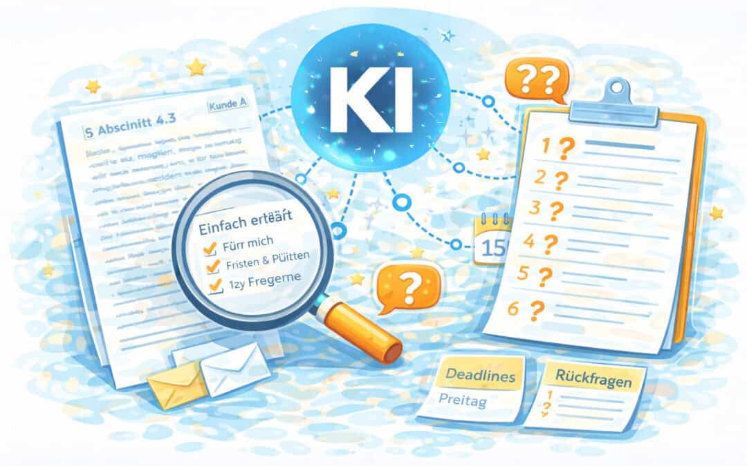 Verträge und Briefe verstehen. KI erklärt in einfacher Sprache